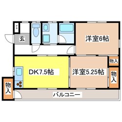 ディアスさくら２の物件間取画像